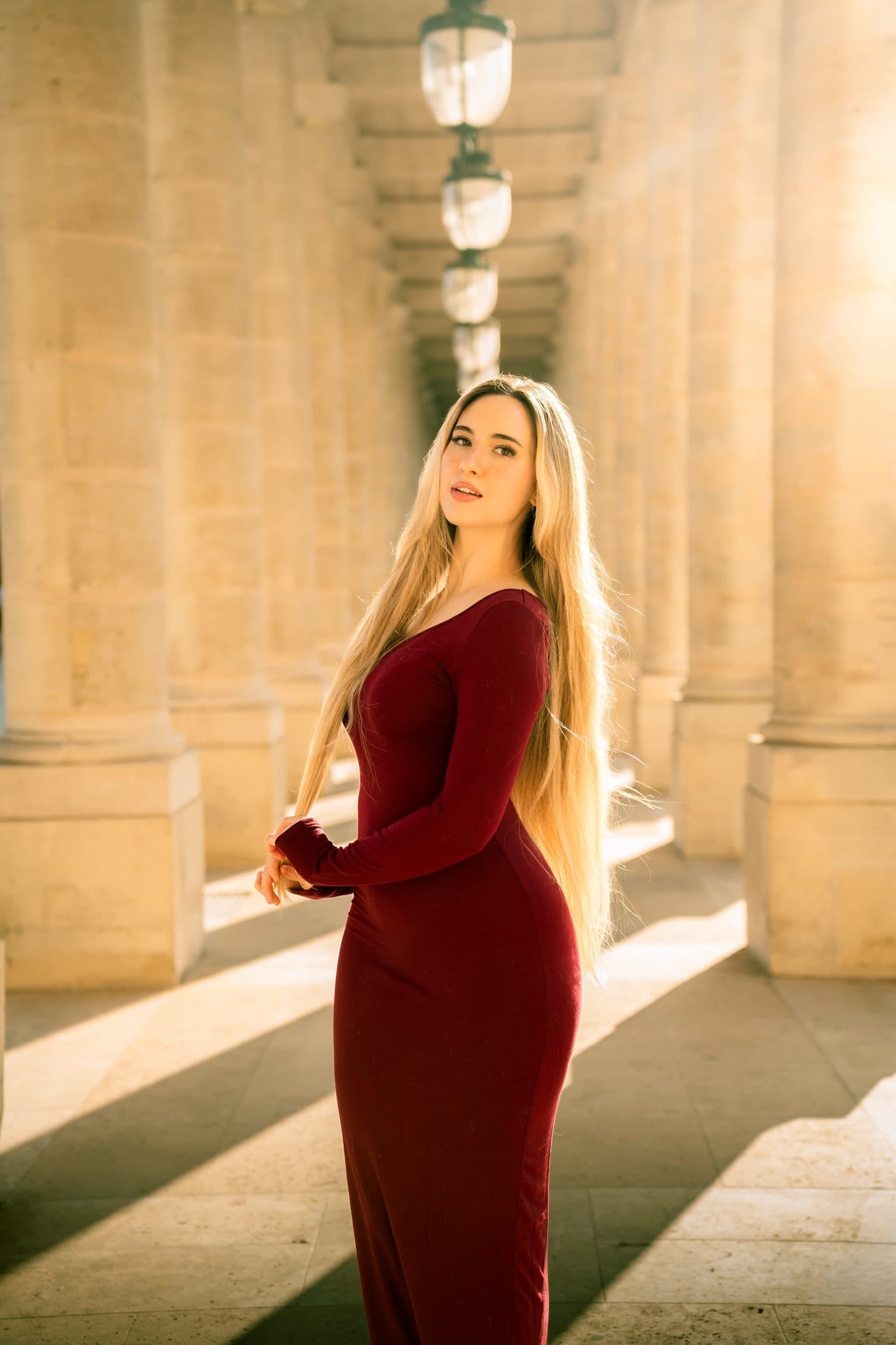 A solo portrait at Palais Royal